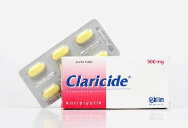 CLARICIDE 500 mg 14 tablet kutu görseli