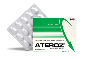 ATEROZ 40 mg 90 film tablet kutu görseli