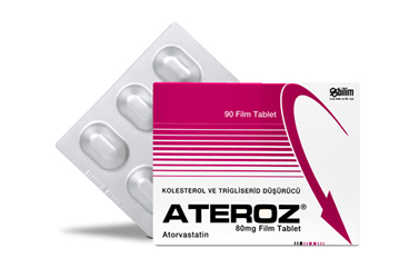 ATEROZ 80 mg 90 film tablet kutu görseli