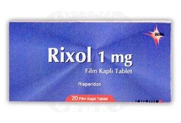RIXOL 1 mg 20 film kaplı tablet kutu görseli