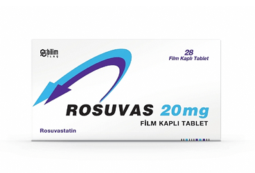 ROSUVAS 20 mg 84 film kaplı tablet kutu görseli