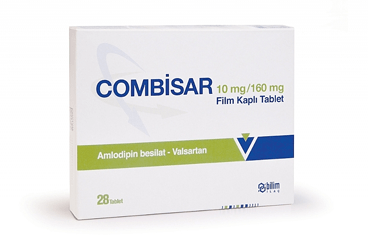 COMBISAR 10/160 mg 28 film kaplı tablet kutu görseli