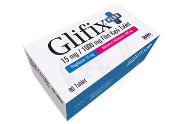 GLIFIX PLUS 15/1000 mg 60 film kaplı tablet kutu görseli