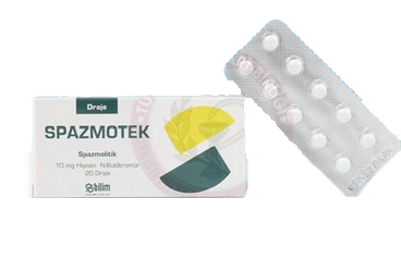 SPAZMOTEK 10 mg 20 draje kutu görseli