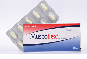 MUSCOFLEX 4 mg 20 kapsül kutu görseli