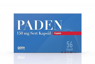 PADEN 150 mg 56 sert kapsül kutu görseli