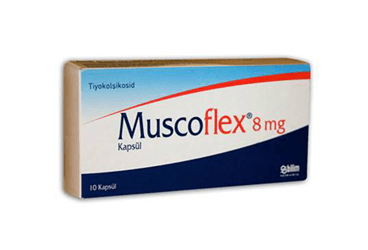 MUSCOFLEX 8 mg 14 kapsül kutu görseli