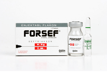 FORSEF IM 500 mg 1 flakon kutu görseli