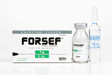 FORSEF IV 1000 mg 1 flakon kutu görseli