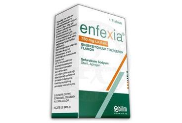 ENFEXIA 750 mg IM/IV enj. toz içeren flakon kutu görseli