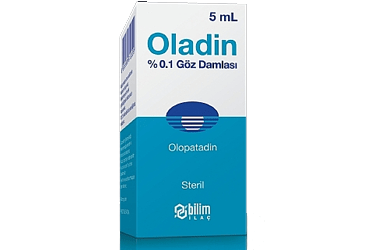 OLADIN %0.1 5 ml göz damlası kutu görseli