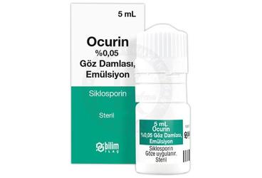 OCURIN % 0.05 GOZDAMLASI emülsiyon (5 ml) kutu görseli