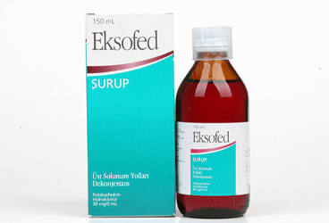 EKSOFED 5 ml 30 mg 150 ml şurup kutu görseli