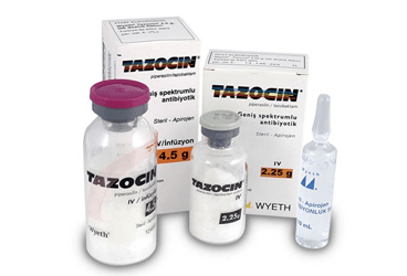 TAZOCIN EF 4.5 G IV infüzyon liyofilize toz içeren flakon kutu görseli
