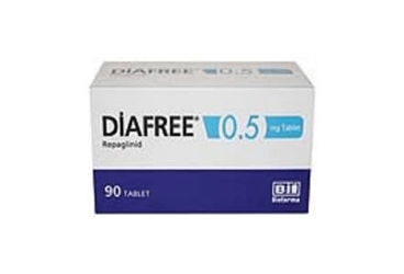 DIAFREE 0.5 mg 90 tablet kutu görseli