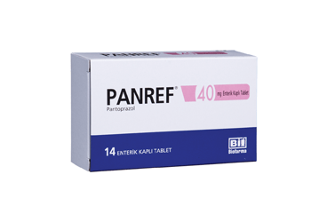PANREF 40 mg 14 enterik tablet kutu görseli