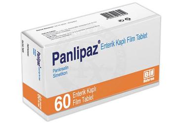 PANLIPAZ enterik kaplı 60 film tablet { Biofarma } kutu görseli