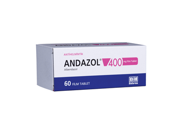 ANDAZOL 400 mg 60 film tablet kutu görseli