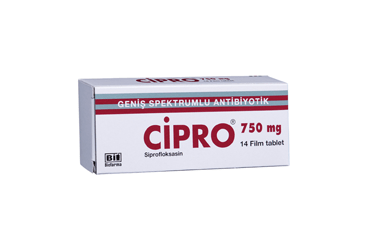 CIPRO 750 mg 14 tablet kutu görseli