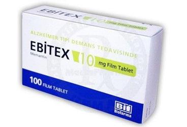 EBITEX 10 mg 100 film tablet kutu görseli