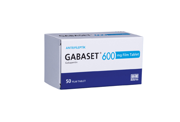 GABASET 600 mg 50 film tablet kutu görseli