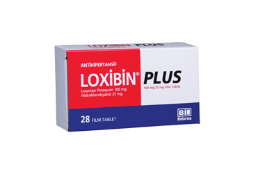 LOXIBIN PLUS 100 mg/25 mg 28 film tablet kutu görseli