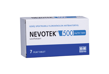 NEVOTEK 500 mg 7 film tablet kutu görseli