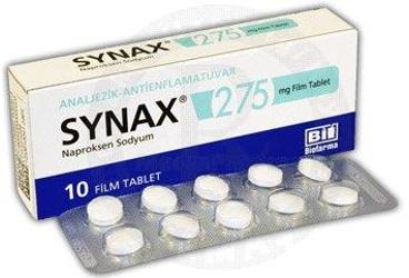 SYNAX 275 mg 10 film tablet kutu görseli