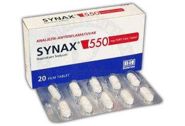 SYNAX FORTE 550 mg 20 film tablet kutu görseli