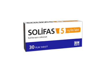 SOLIFAS 5 mg 30 film tablet kutu görseli
