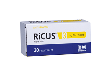 RICUS 3 mg 20 film tablet kutu görseli
