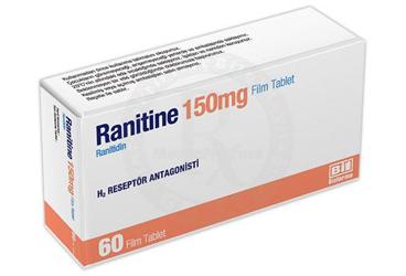 RANITINE 150 mg 60 tablet kutu görseli