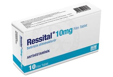 RESSITAL 10 mg 10 tablet { Biofarma } kutu görseli