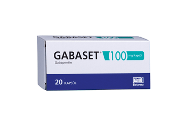 GABASET 100 mg 20 kapsül kutu görseli