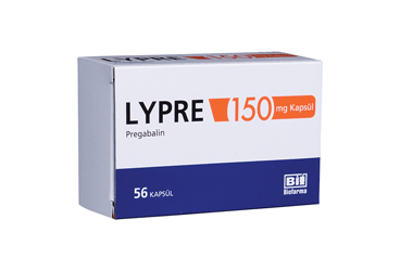 LYPRE 150 mg 56 kapsül kutu görseli