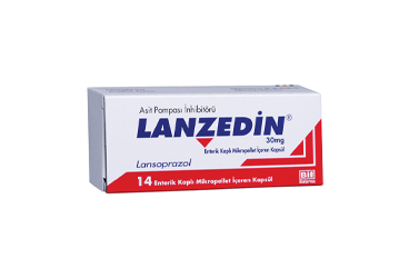 LANZEDIN 30 mg 14 mikropellet kapsül kutu görseli