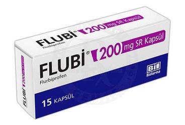 FLUBI 200 mg 15 film SR kapsül kutu görseli