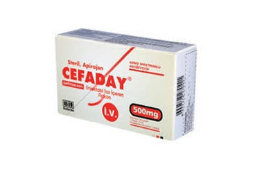 CEFADAY IV 500 mg 1 flakon kutu görseli