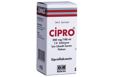 CIPRO IV 200 mg 1 flakon kutu görseli