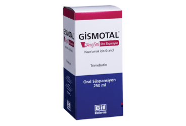 GISMOTAL 24mg/5ml oral SUSPANYON hazırlamak için granül 250 ml kutu görseli