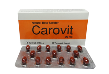 CAROVIT 20 mg 100 yumuşak kapsül kutu görseli