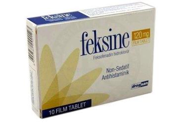 FEKSINE 120 mg 10 film tablet kutu görseli