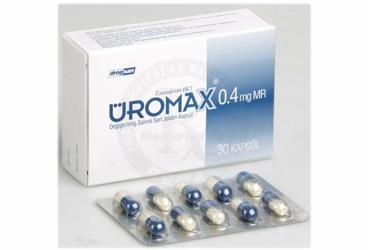 UROMAX 0.4 mg MR değiştirilmiş salımlı 30 sert jelatin kapsül kutu görseli