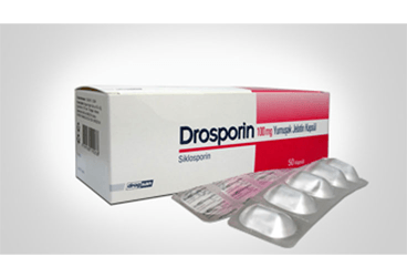 DROSPORIN 100 mg 50 yumuşak jelatin kapsül kutu görseli