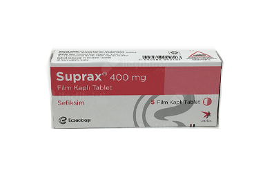 SUPRAX 400 mg 5 film tablet kutu görseli