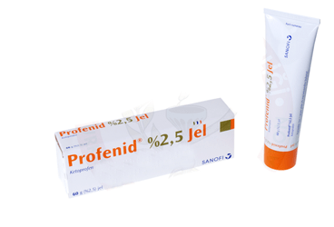 PROFENID %2.5 mg 60 gr jel {E.İ.P} kutu görseli