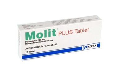 MOLIT PLUS 20 tablet kutu görseli