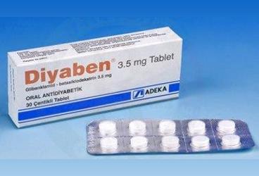 DIYABEN 3.5 mg 30 tablet kutu görseli