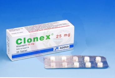 CLONEX 25 mg 50 tablet kutu görseli