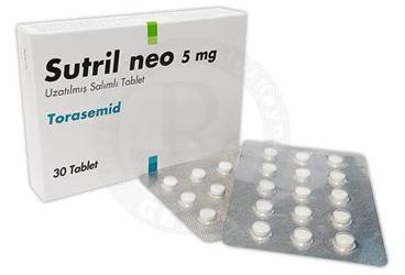 SUTRIL NEO 5 mg uzatılmış salınımlı tablet (30 tablet) kutu görseli